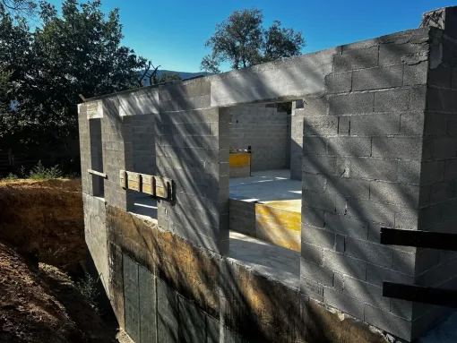 Extension d'une villa au Plan de la Tour : travaux de gros œuvre, Golfe de Saint-Tropez, BMC