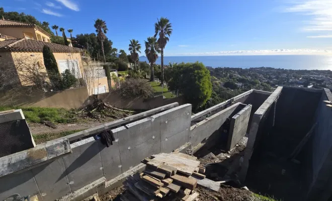 Réalisation complète en maçonnerie traditionnelle et béton armé, Golfe de Saint-Tropez, BMC
