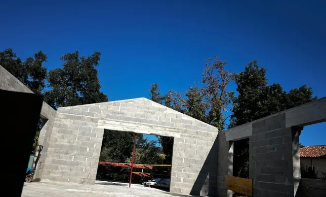 Extension d'une villa au Plan de la Tour : travaux de gros œuvre, Golfe de Saint-Tropez, BMC
